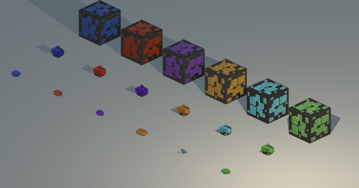 Simple Gems | 3D Props | Unity Asset Store