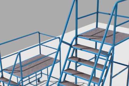 Industrial Warehouse Stair