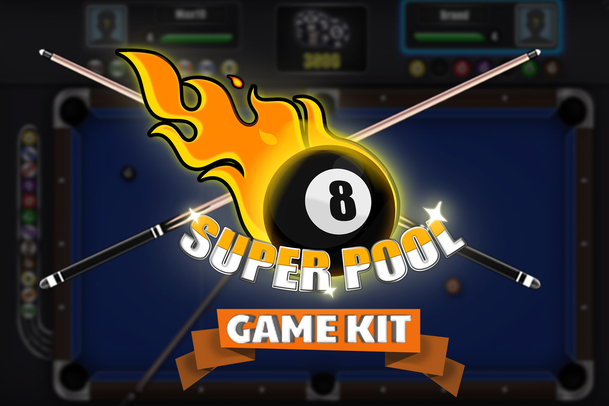 Super Pool - Billiard Game UI Kit | 2D GUI | Unity Asset Store