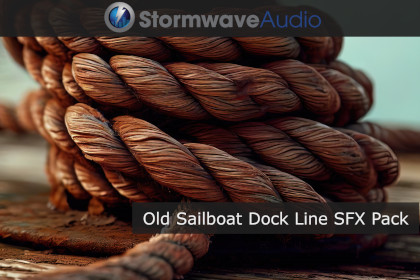 Old Sailboat Dock Line Sound Effects Pack