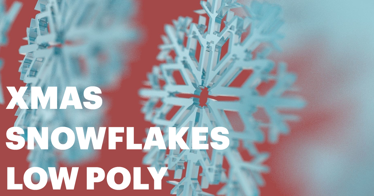 Xmas Snow Flakes - lowpoly | 3D Characters | Unity Asset Store