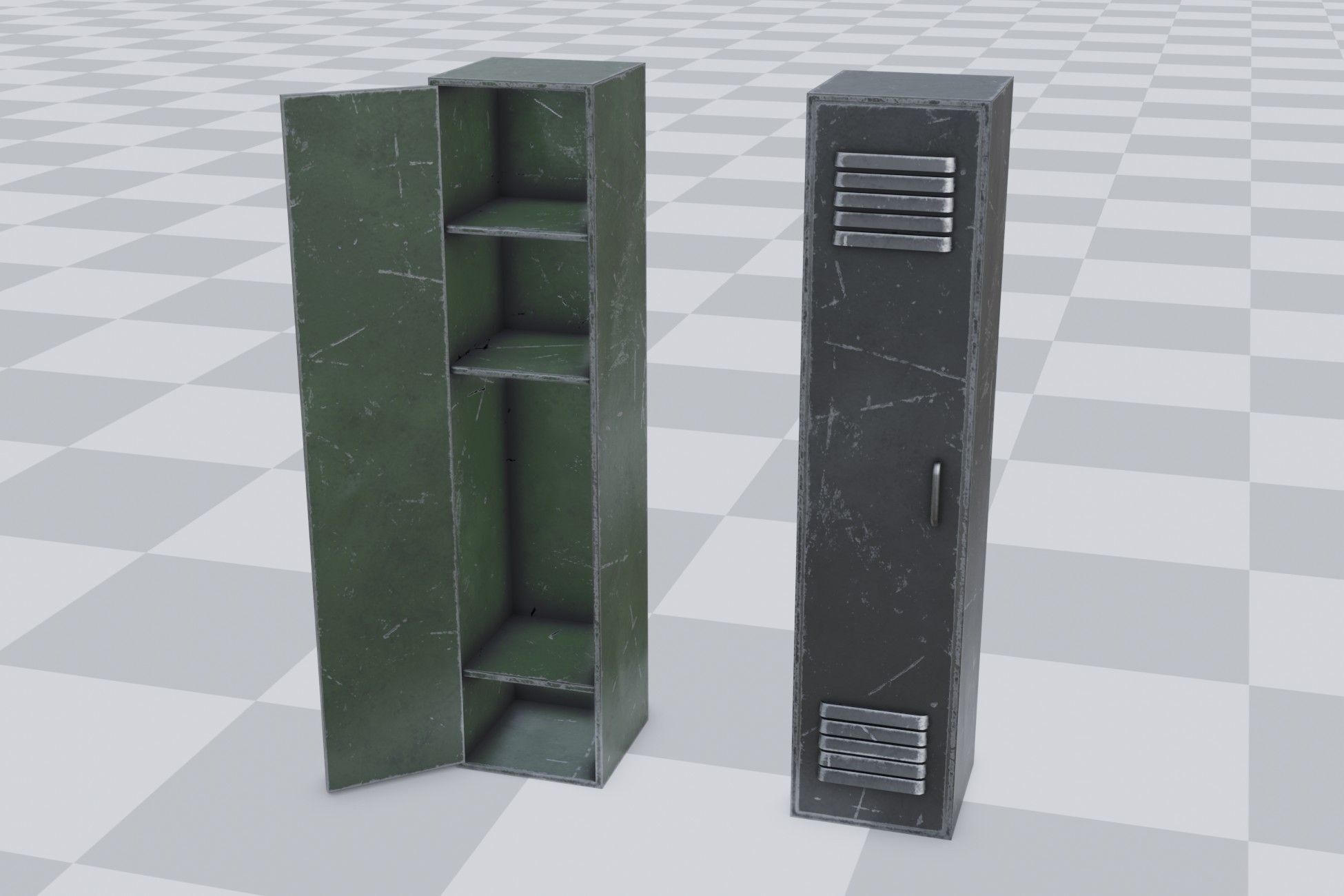 Locker PBR | 3D Interior | Unity Asset Store