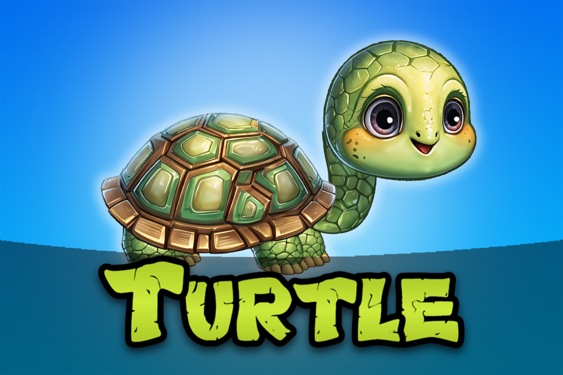 A Turtle 2D Animated Character (Spriter) | 2D Characters | Unity Asset ...
