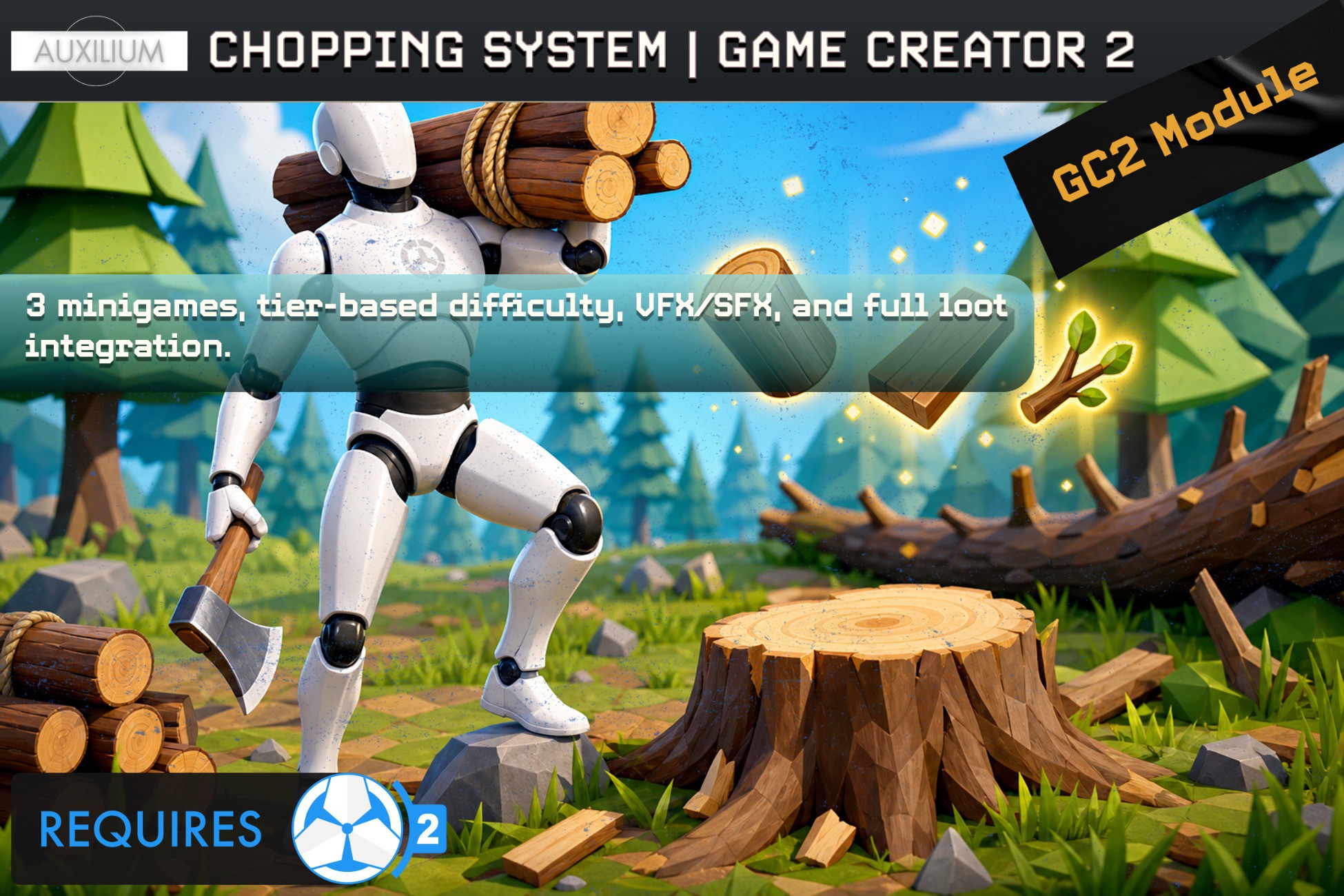 Chopping System | Game Creator 2 | Integration | Unity Asset Store