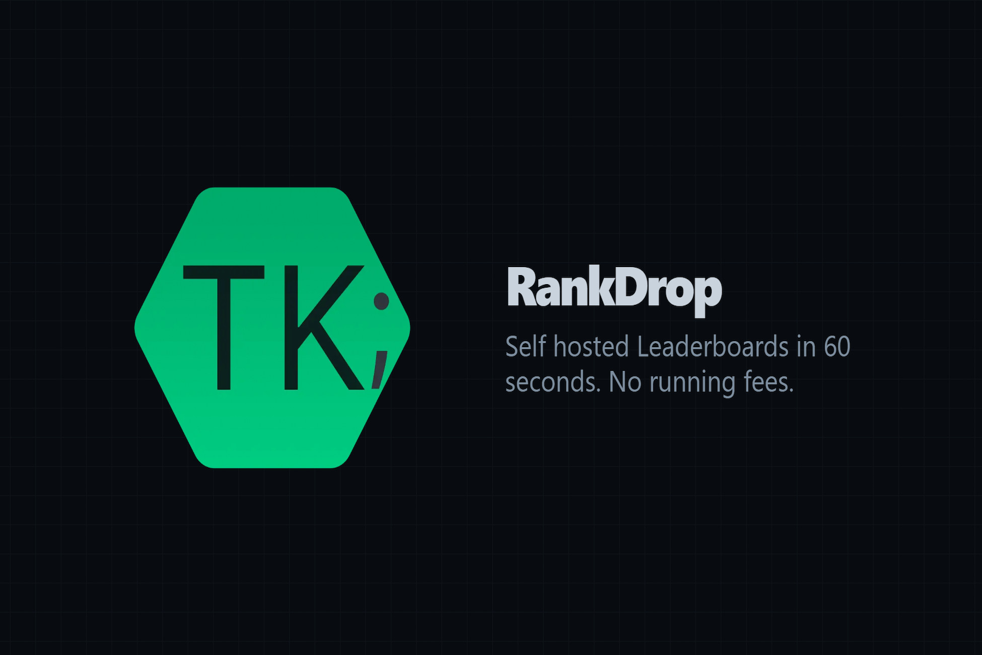 RankDrop- leaderboards in 60 seconds