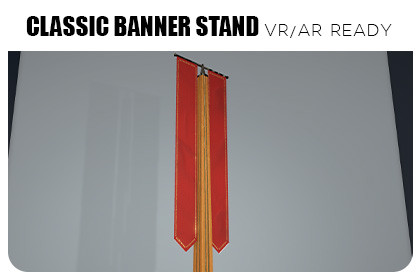Classic Banner Stand (VR/AR Ready)