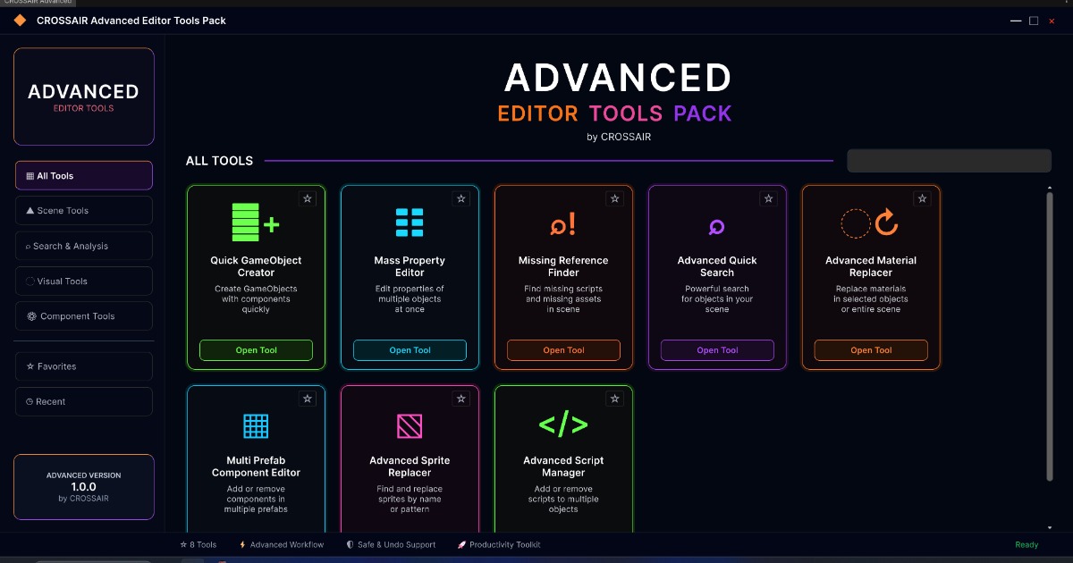 Unity Editor Assets Advanced Editor Tools Pack | Utilities Tools | Unity Asset Store