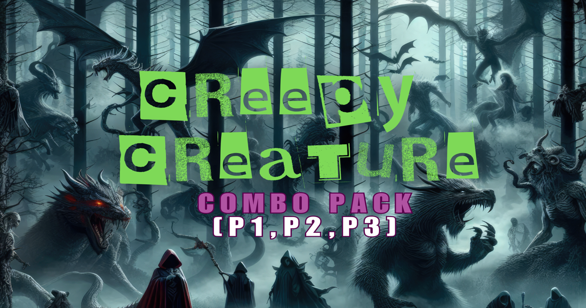 Unity Nightmare Creature Creepy Creature: Combo Pack | クリーチャー 効果音 | Unity Asset Store