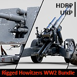 Rigged Howitzers WW2 Bundle