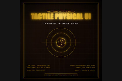 TACTILE PHYSICAL UI - COZY BOARD & RPG FOLEY