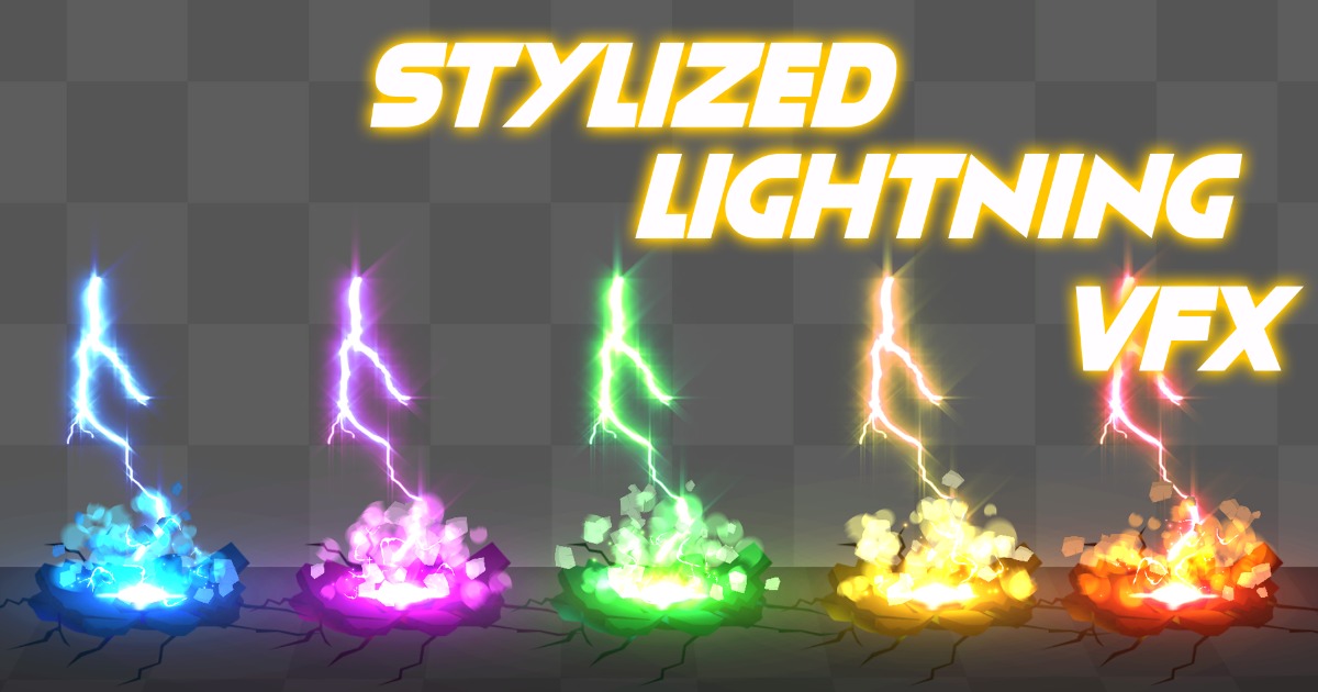 Stylized Lightning VFX | 火焰与爆炸 | Unity Asset Store