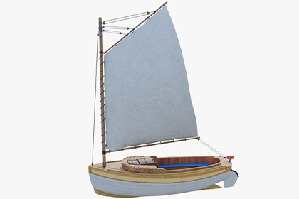 Catboat Sailing URP and HDRP Textures