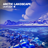 Arctic Landscape Cartoon