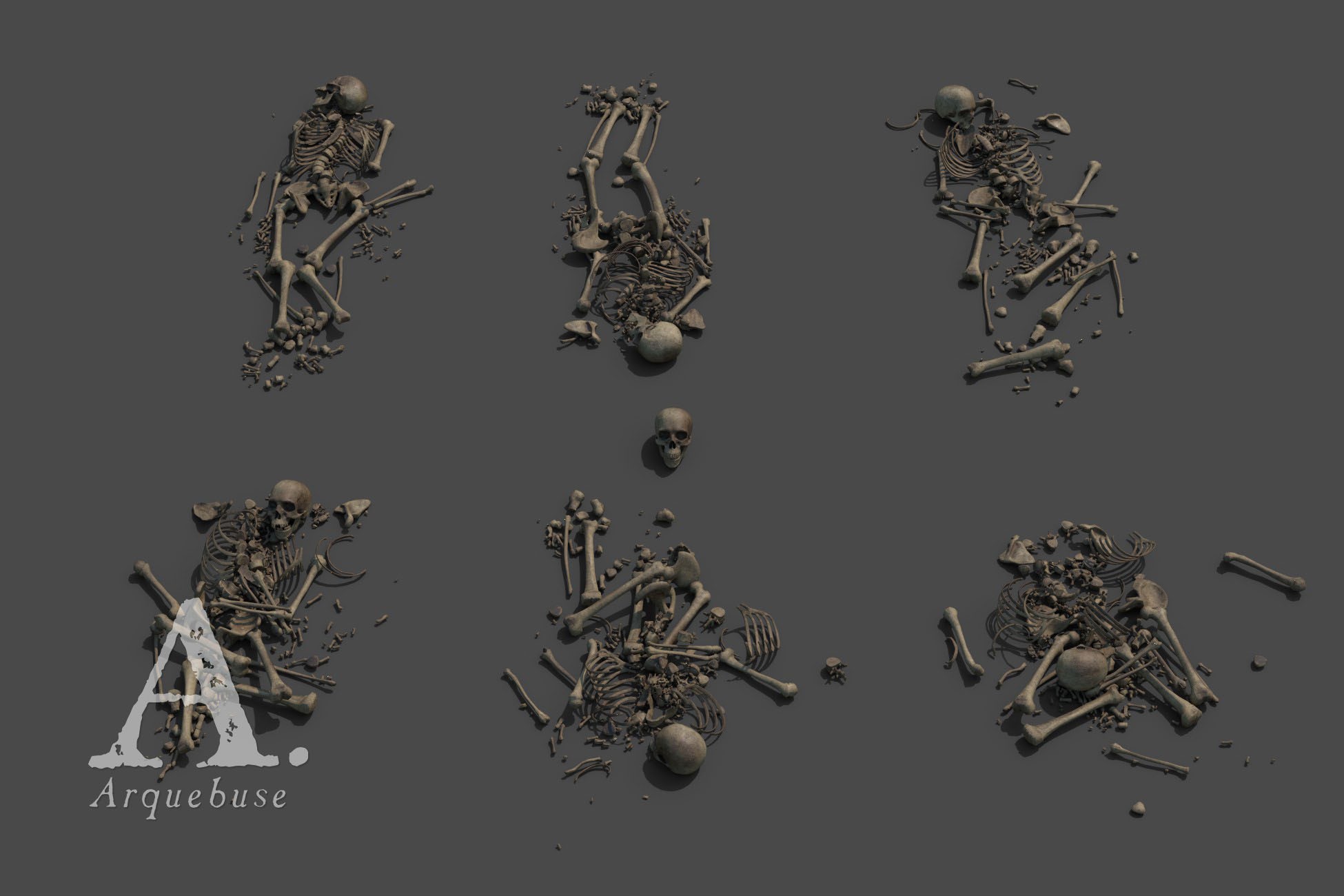 Skulls and Bones | 3D Props | Unity Asset Store
