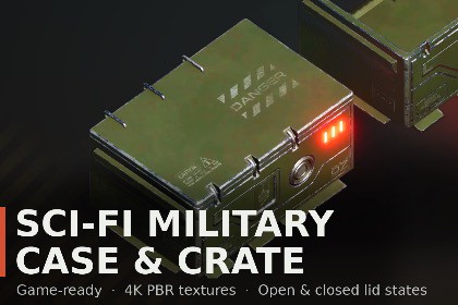Sci Fi Military Case Crate URP