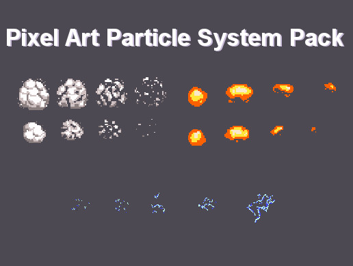 Pixel Art Particle System Pack | VFX Particles | Unity Asset Store