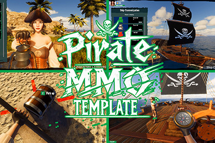 Pirate Multiplayer Game Template (MMO)