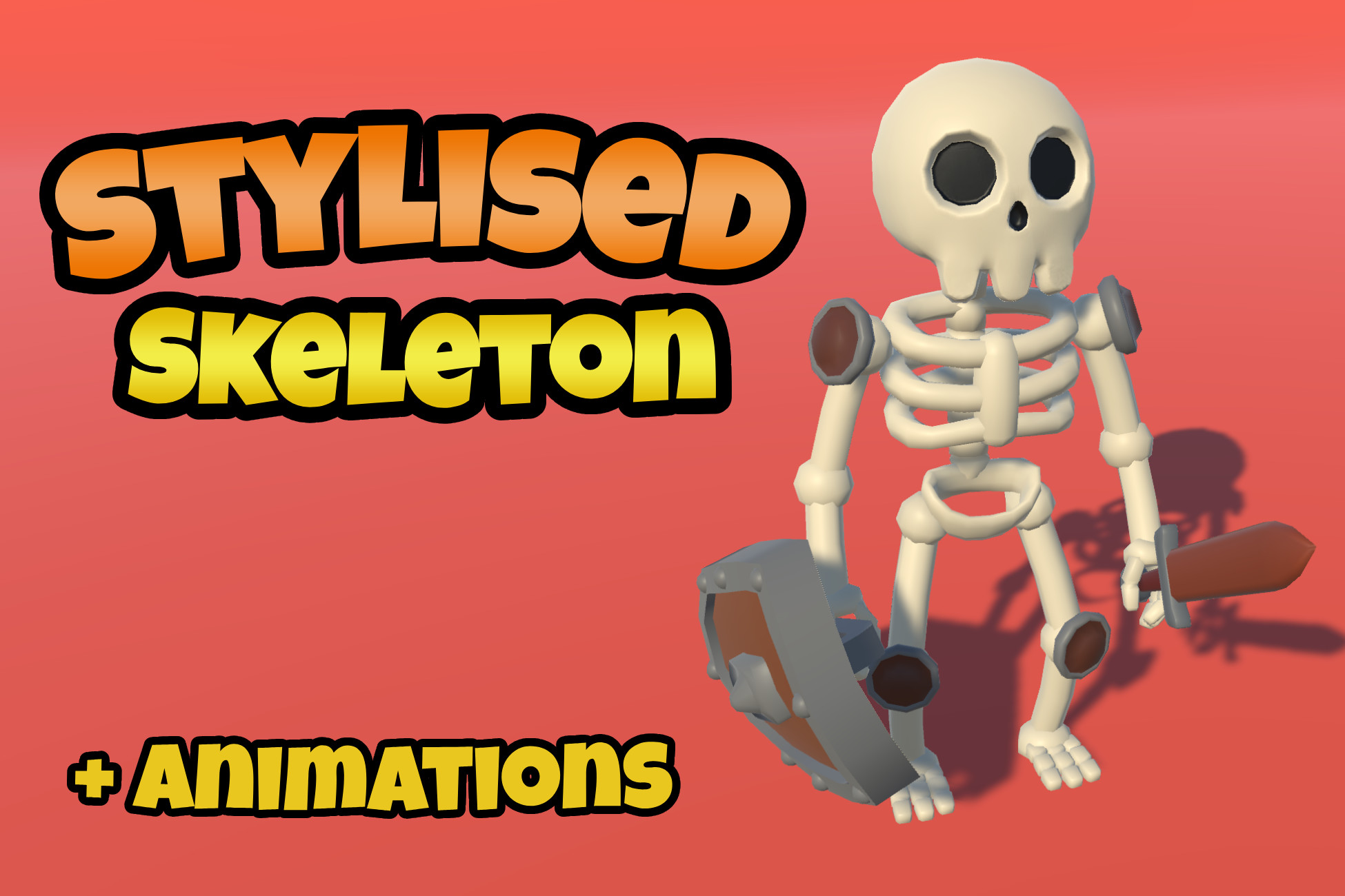 Stylized Skeleton Model + Animations | 3D Characters | Unity Asset Store