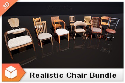 Chair - Realistic 4K Mesh Bundle Vol.01
