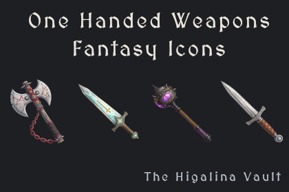 One-Handed Weapons - Fantasy Icons