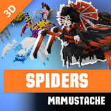 Voxel Spider Creatures Pack