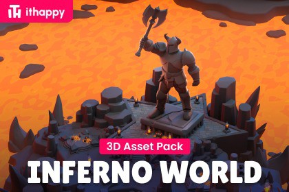 Inferno World Free - Low Poly 3D Models
