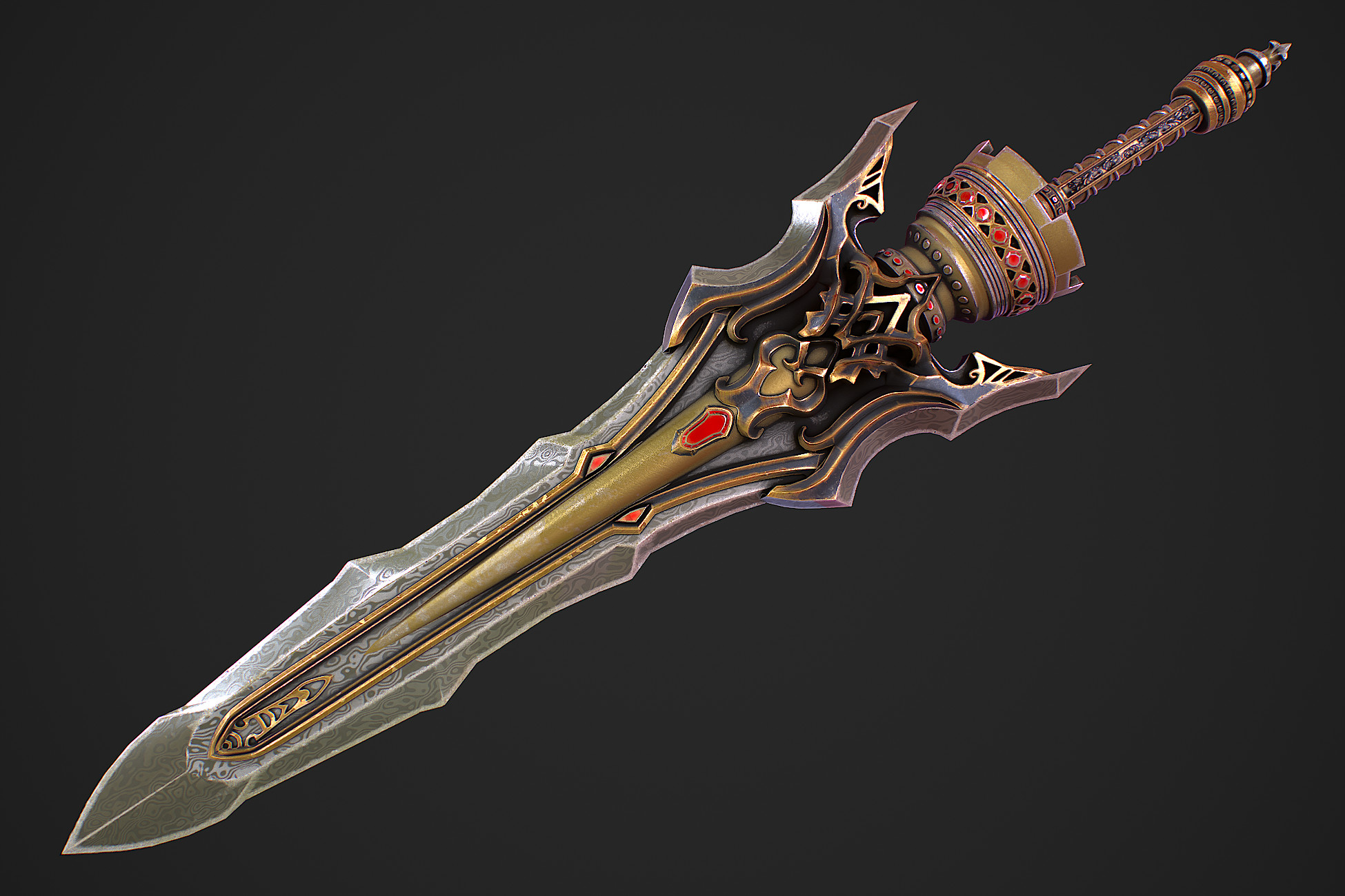 Imperial sword 3d model | 3D 무기 | Unity Asset Store