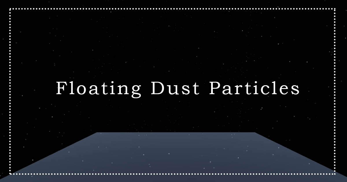 Floating Vfx Floating dust particles Effect VFX Particle System | VFX Particles ...