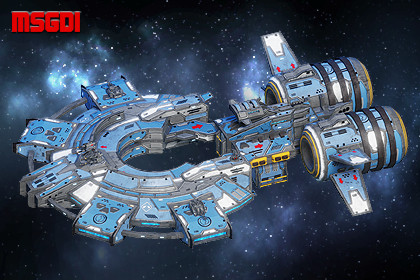 Spaceship Barracuda Frigate