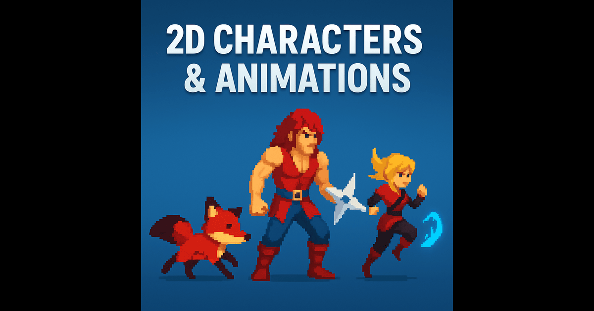 2D Characters & Animations | 2D Characters | Unity Asset Store