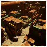 Sci-Fi Dieselpunk City