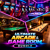 Ultimate Arcade & Game Room Bundle