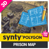 POLYGON - Prison Map by Synty