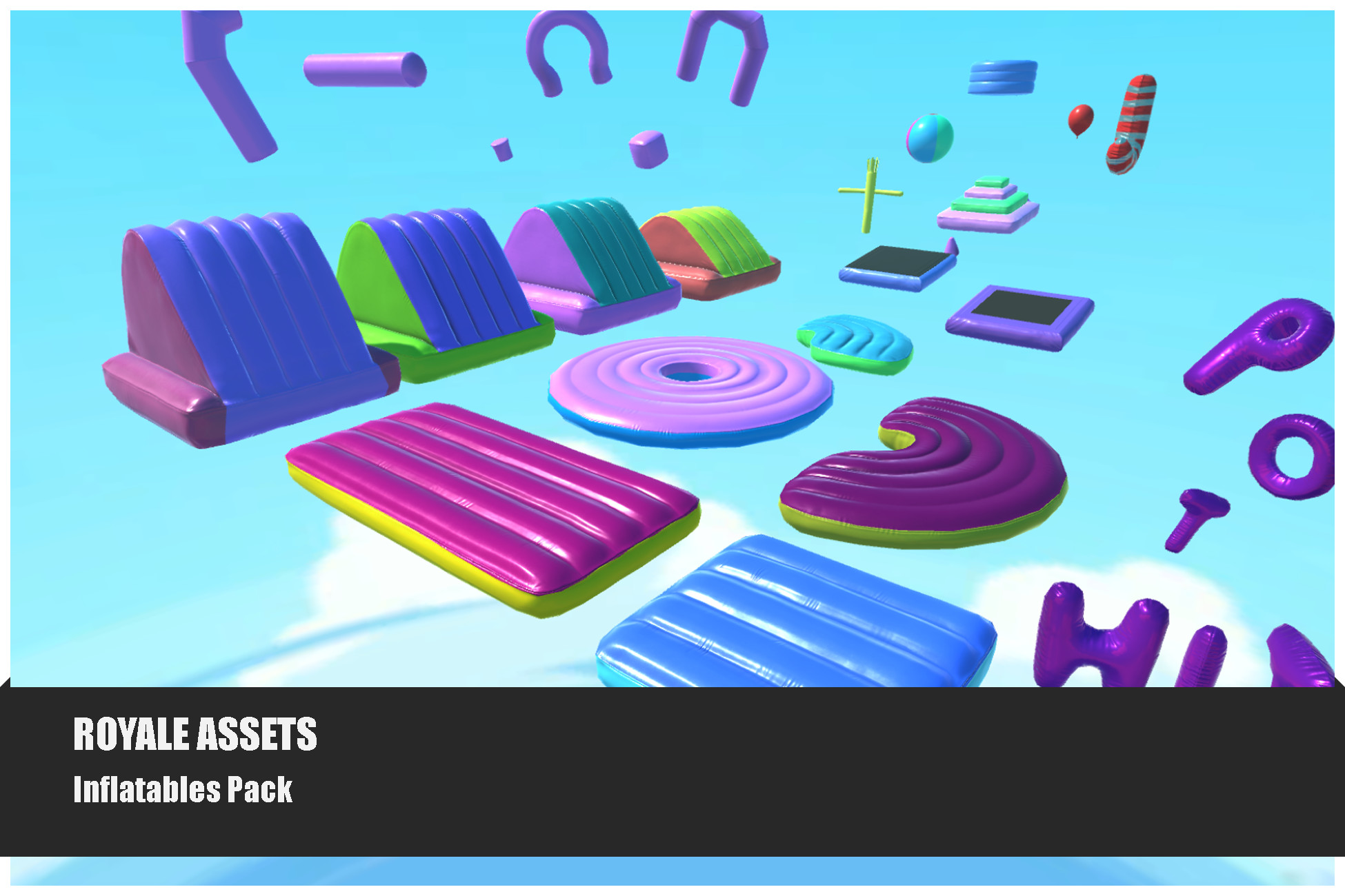 Inflatable 3d Indesign Inflatables Pack | 3D 주변환경 | Unity Asset Store