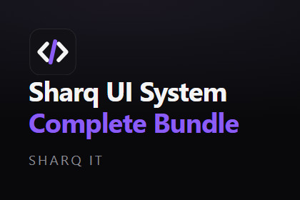 Sharq UI System Complete Bundle
