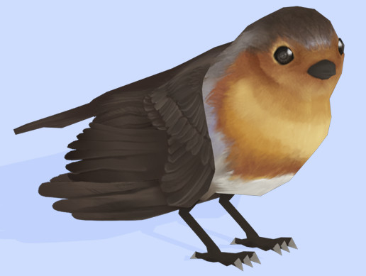 Hand Painted Small Bird | 3D Characters | Unity Asset Store