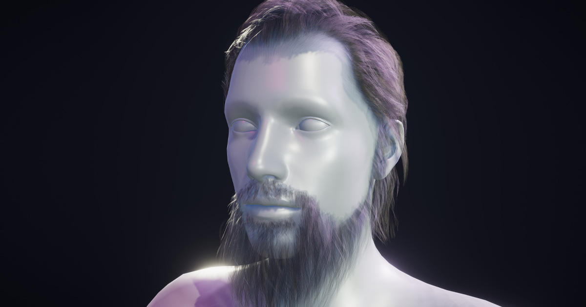 Nikan Hair and Beard Male from Tafi | 3D Clothing | Unity Asset Store