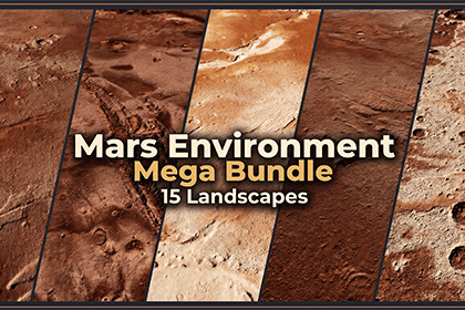 Ultimate Mars Environment Bundle: 15 Landscapes