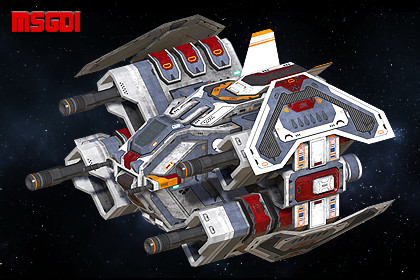 Spaceship Crossfire Gunship