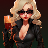 Mafia gangsters hand-painted stylized portraits characters casino slots v.4