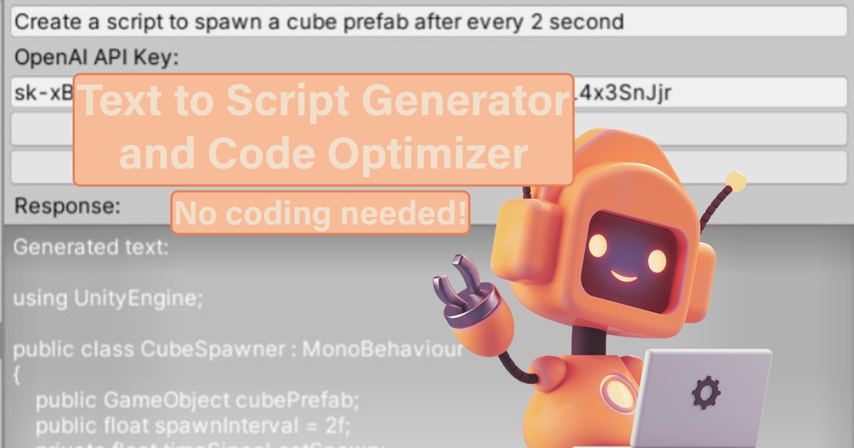 Text to script generator and code optimizer powered by Chat GPT | AI-ML ...