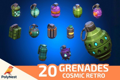 Cosmic Retro Grenades Pack 1