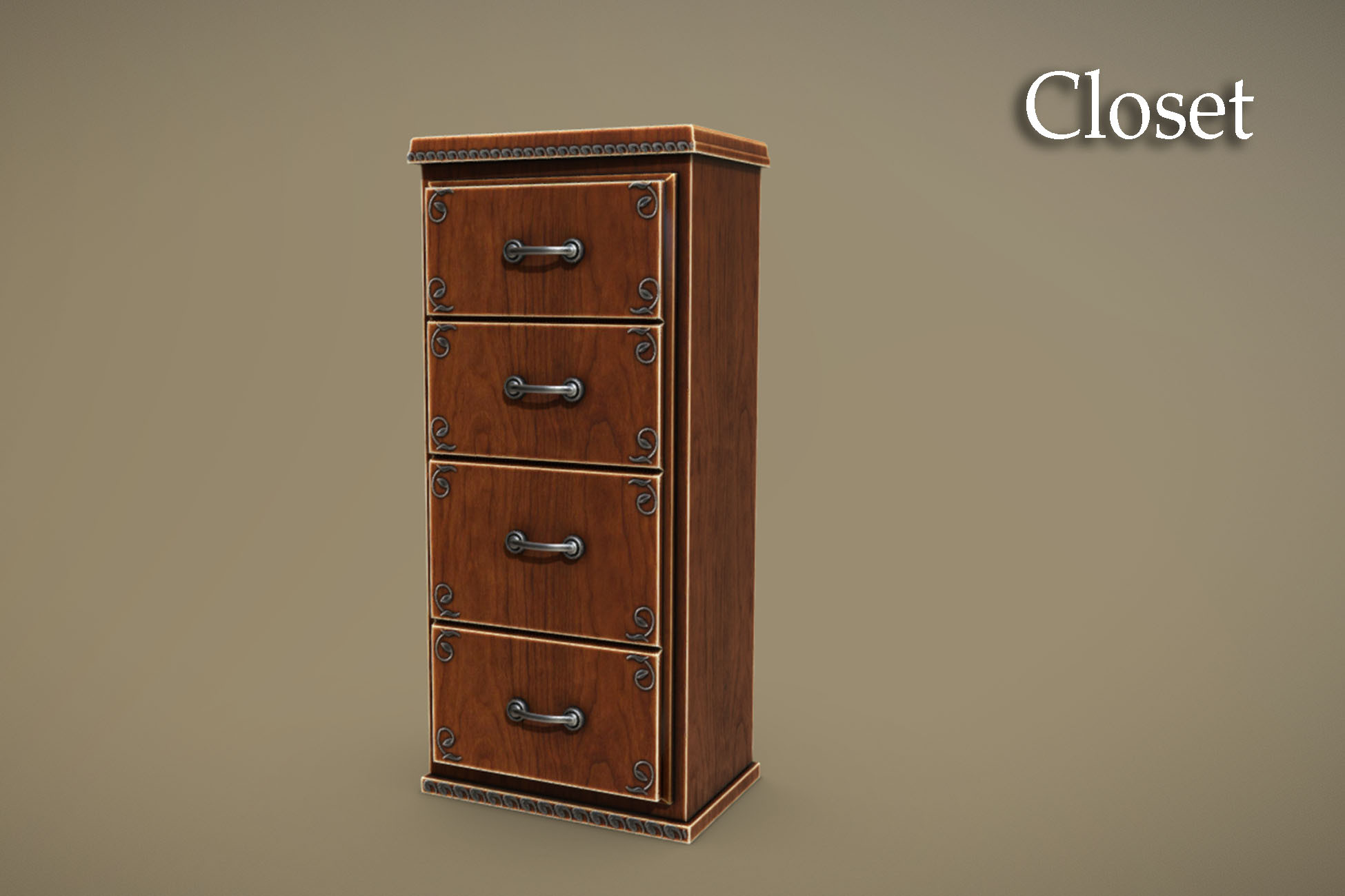 Closet 3D Furniture Unity Asset Store