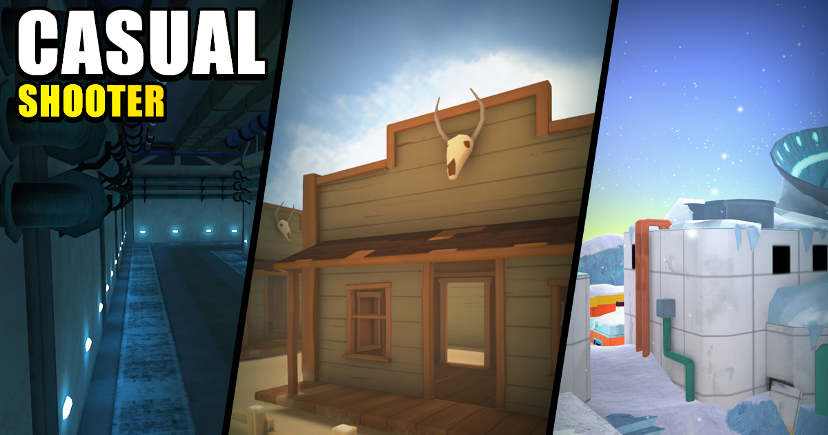 Casual Shooter Art Pack | 3D Environments | Unity Asset Store