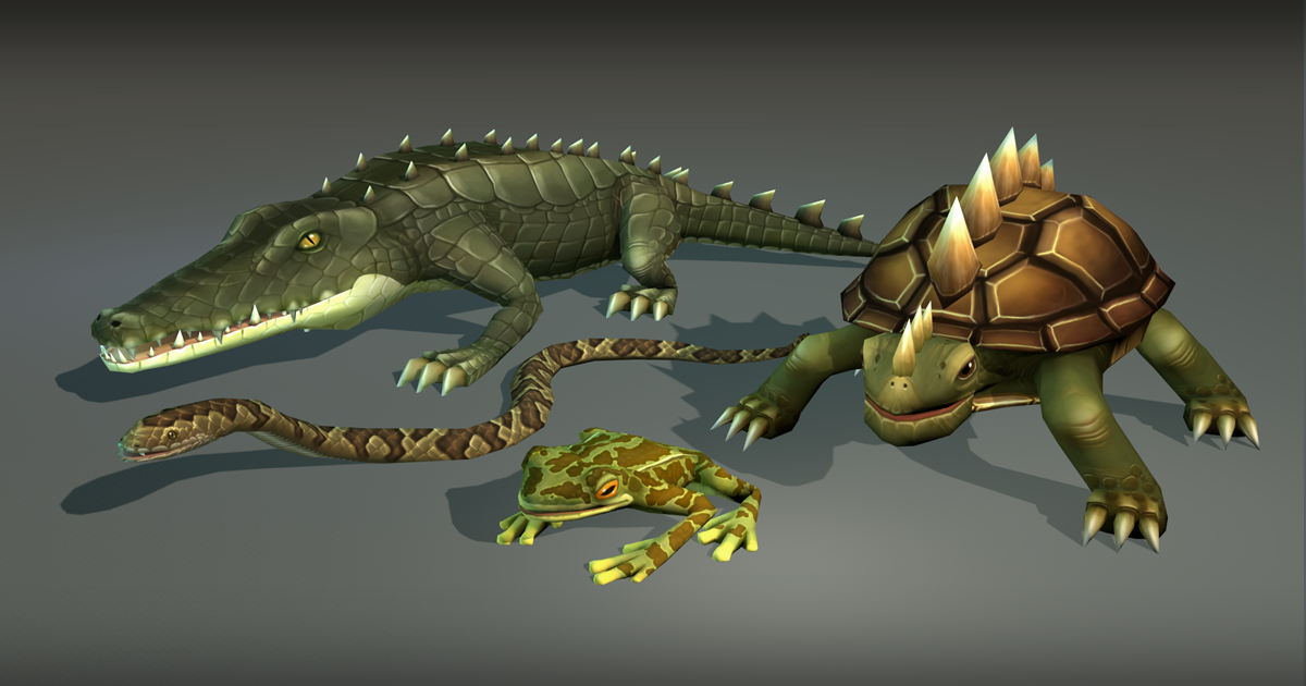 Animated Reptiles Pack | Characters | Unity Asset Store