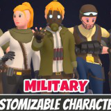 Customizable 3D Military Characters Vol 3