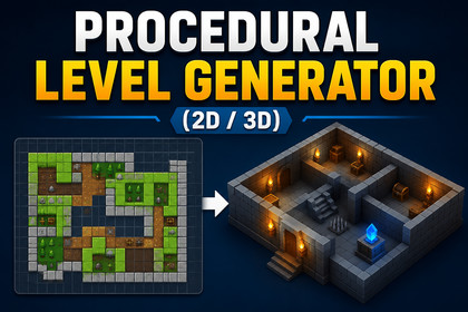 Procedural Level Generator (2D / 3D)