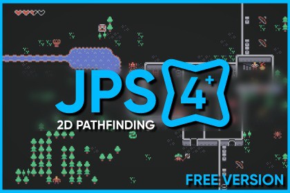 JPS4+ Lite 2D Grid Pathfinding