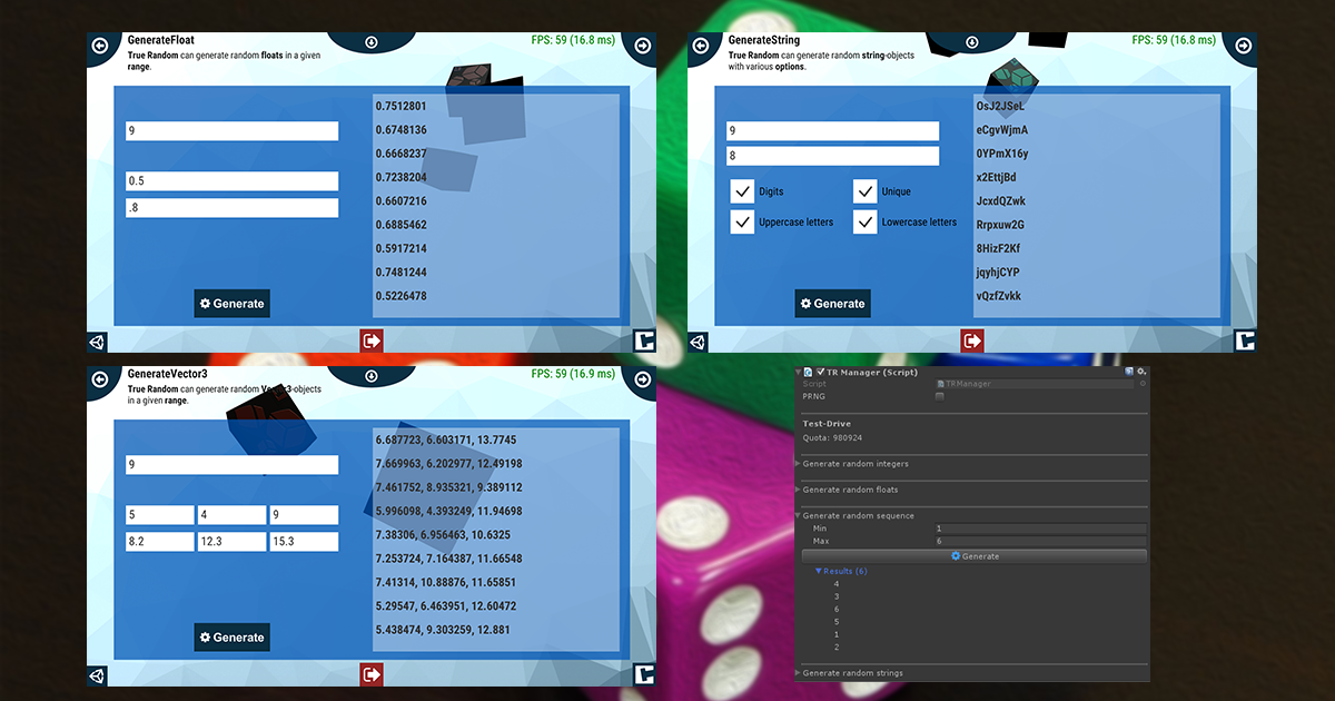 True Random PRO | Utilities Tools | Unity Asset Store
