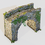 Realistic Mossy Stone Bridge Pack – Procedural Material
